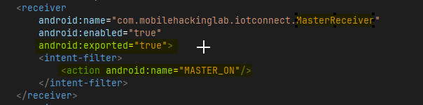 AndroidManifest.xml — app components part 2